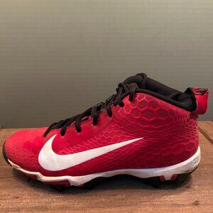 Nike Mens Red White Soccer Cleat Size 8